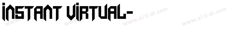 Instant Virtual字体转换